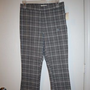 Cute Black and White Plaid Pants